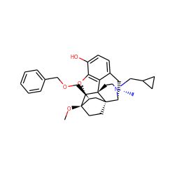 CO[C@]12CC[C@@]3(C[C@@H]1COCc1ccccc1)[C@H]1Cc4ccc(O)c5c4[C@@]3(CC[N@@+]1(C)CC1CC1)[C@H]2O5 ZINC000473183266