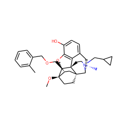 CO[C@]12CC[C@@]3(C[C@@H]1COCc1ccccc1C)[C@H]1Cc4ccc(O)c5c4[C@@]3(CC[N@@+]1(C)CC1CC1)[C@H]2O5 ZINC000473183050
