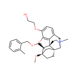 CO[C@]12CC[C@@]3(C[C@@H]1COCc1ccccc1C)[C@H]1Cc4ccc(OCCO)c5c4[C@@]3(CCN1C)[C@H]2O5 ZINC000148767915