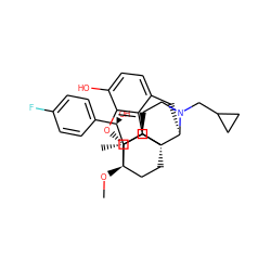 CO[C@]12CC[C@@]3(C[C@]1(C)[C@H](O)c1ccc(F)cc1)[C@H]1Cc4ccc(O)c5c4[C@@]3(CCN1CC1CC1)[C@H]2O5 ZINC000473136243