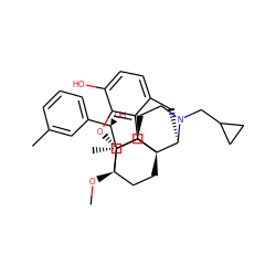 CO[C@]12CC[C@@]3(C[C@]1(C)[C@H](O)c1cccc(C)c1)[C@H]1Cc4ccc(O)c5c4[C@@]3(CCN1CC1CC1)[C@H]2O5 ZINC000473134834