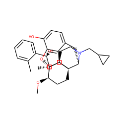 CO[C@]12CC[C@@]3(C[C@]1(C)[C@H](O)c1ccccc1C)[C@H]1Cc4ccc(O)c5c4[C@@]3(CCN1CC1CC1)[C@H]2O5 ZINC000473136221