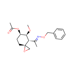 CO[C@H]1[C@H](/C(C)=N/OCc2ccccc2)[C@]2(CC[C@H]1OC(C)=O)CO2 ZINC000013588332