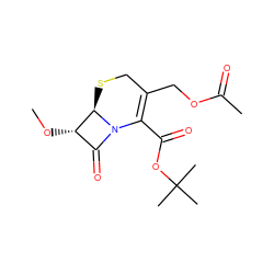 CO[C@H]1C(=O)N2C(C(=O)OC(C)(C)C)=C(COC(C)=O)CS[C@H]12 ZINC000026502357