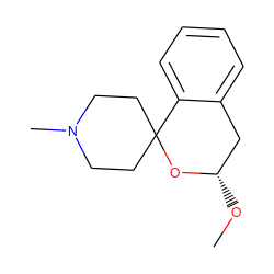 CO[C@H]1Cc2ccccc2C2(CCN(C)CC2)O1 ZINC000013472037