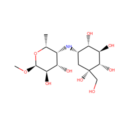 CO[C@H]1O[C@H](C)[C@H](N[C@H]2C[C@](O)(CO)[C@@H](O)[C@H](O)[C@H]2O)[C@H](O)[C@H]1O ZINC000084687146