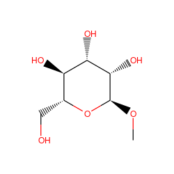 CO[C@H]1O[C@H](CO)[C@@H](O)[C@H](O)[C@@H]1O ZINC000004261920