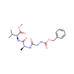 COC(=O)[C@@H](NC(=O)[C@H](C)NC(=O)CNC(=O)OCc1ccccc1)C(C)C ZINC000653838726