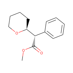 COC(=O)[C@@H](c1ccccc1)[C@@H]1CCCCO1 ZINC000013517760