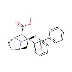 COC(=O)[C@@H]1[C@@H](OC(=O)c2ccccc2)C[C@H]2CC[C@H]1N2Cc1ccccc1 ZINC000100645098