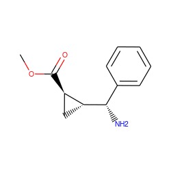 COC(=O)[C@@H]1C[C@H]1[C@@H](N)c1ccccc1 ZINC000006145278