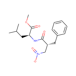 COC(=O)[C@H](CC(C)C)NC(=O)[C@H](Cc1ccccc1)C[N+](=O)[O-] ZINC000169325999