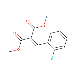 COC(=O)C(=Cc1ccccc1F)C(=O)OC ZINC000038221865