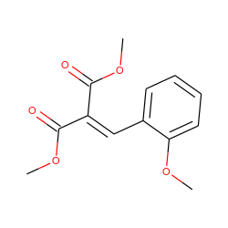 COC(=O)C(=Cc1ccccc1OC)C(=O)OC ZINC000036421833