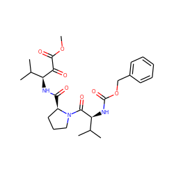 COC(=O)C(=O)[C@@H](NC(=O)[C@@H]1CCCN1C(=O)[C@@H](NC(=O)OCc1ccccc1)C(C)C)C(C)C ZINC000013740117