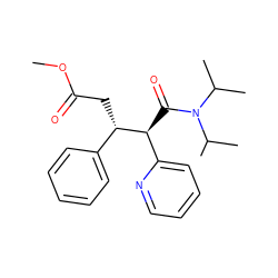 COC(=O)C[C@@H](c1ccccc1)[C@@H](C(=O)N(C(C)C)C(C)C)c1ccccn1 ZINC000034987612