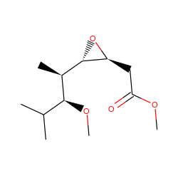 COC(=O)C[C@@H]1O[C@H]1[C@H](C)[C@@H](OC)C(C)C ZINC000007998462