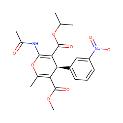 COC(=O)C1=C(C)OC(NC(C)=O)=C(C(=O)OC(C)C)[C@H]1c1cccc([N+](=O)[O-])c1 ZINC000096272068