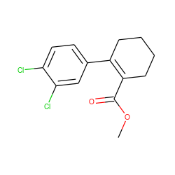 COC(=O)C1=C(c2ccc(Cl)c(Cl)c2)CCCC1 ZINC000028714363