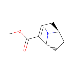 COC(=O)C1=CC[C@H]2CC[C@H]1N2C ZINC000100805490