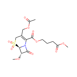 COC(=O)CCCOC(=O)C1=C(COC(C)=O)CS(=O)(=O)[C@@H]2[C@@H](OC)C(=O)N12 ZINC000026569758
