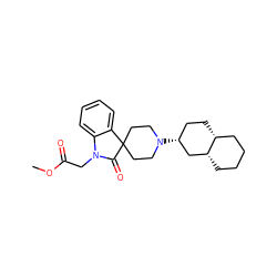 COC(=O)CN1C(=O)C2(CCN([C@@H]3CC[C@@H]4CCCC[C@@H]4C3)CC2)c2ccccc21 ZINC000028528578