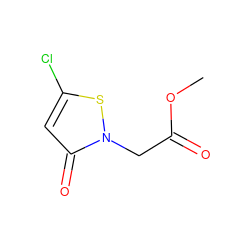 COC(=O)Cn1sc(Cl)cc1=O ZINC000044404798