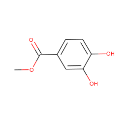 COC(=O)c1ccc(O)c(O)c1 ZINC000000405329