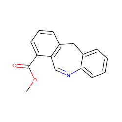 COC(=O)c1cccc2c1C=Nc1ccccc1C2 ZINC000064539871