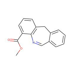 COC(=O)c1cccc2c1N=Cc1ccccc1C2 ZINC000064549509