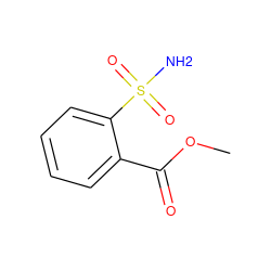 COC(=O)c1ccccc1S(N)(=O)=O ZINC000000056588