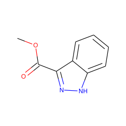 COC(=O)c1n[nH]c2ccccc12 ZINC000006507037