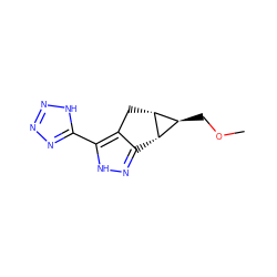 COC[C@@H]1[C@H]2Cc3c(n[nH]c3-c3nnn[nH]3)[C@H]21 ZINC000049046065