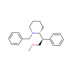 COC[C@H](c1ccccc1)[C@H]1CCCCN1Cc1ccccc1 ZINC000064251876