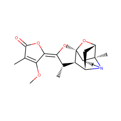 COC1=C(C)C(=O)O/C1=C1\O[C@@]23O[C@H]4C[C@@H]([C@H]2[C@@H]1C)N1CC[C@H]3[C@@]41C ZINC000103015818