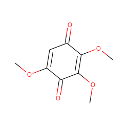 COC1=CC(=O)C(OC)=C(OC)C1=O ZINC000001676043