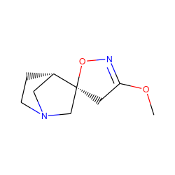 COC1=NO[C@@]2(C1)CN1CC[C@H]2C1 ZINC000199516631