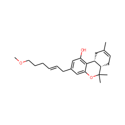 COCCC/C=C/Cc1cc(O)c2c(c1)OC(C)(C)[C@H]1CC=C(C)C[C@@H]21 ZINC000027753063