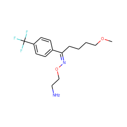 COCCCC/C(=N/OCCN)c1ccc(C(F)(F)F)cc1 ZINC000012466082