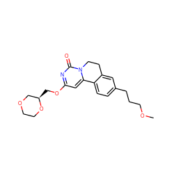 COCCCc1ccc2c(c1)CCn1c-2cc(OC[C@@H]2COCCO2)nc1=O ZINC000142985658