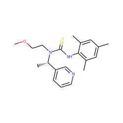 COCCN(C(=S)Nc1c(C)cc(C)cc1C)[C@@H](C)c1cccnc1 ZINC000003036907