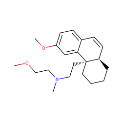 COCCN(C)CC[C@@]12CCCC[C@@H]1C=Cc1ccc(OC)cc12 ZINC000029474433