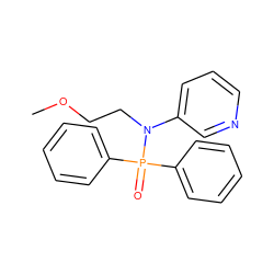 COCCN(c1cccnc1)P(=O)(c1ccccc1)c1ccccc1 ZINC000095594968