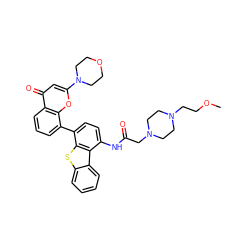 COCCN1CCN(CC(=O)Nc2ccc(-c3cccc4c(=O)cc(N5CCOCC5)oc34)c3sc4ccccc4c23)CC1 ZINC000101696513