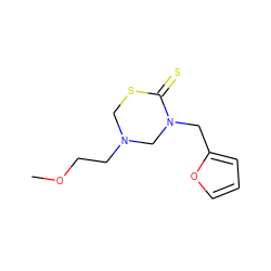 COCCN1CSC(=S)N(Cc2ccco2)C1 ZINC000023153922