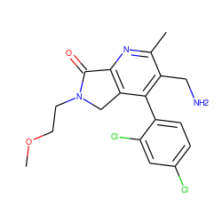 COCCN1Cc2c(nc(C)c(CN)c2-c2ccc(Cl)cc2Cl)C1=O ZINC000034804770