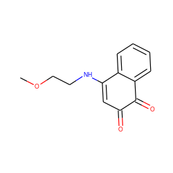 COCCNC1=CC(=O)C(=O)c2ccccc21 ZINC000473147447