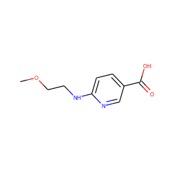 COCCNc1ccc(C(=O)O)cn1 ZINC000019844595