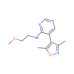 COCCNc1ncncc1-c1c(C)noc1C ZINC000004265942