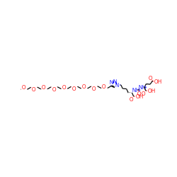 COCCOCCOCCOCCOCCOCCOCCOCCOCc1cn(CCCC[C@H](NC(=O)N[C@@H](CCC(=O)O)C(=O)O)C(=O)O)nn1 ZINC000198114788